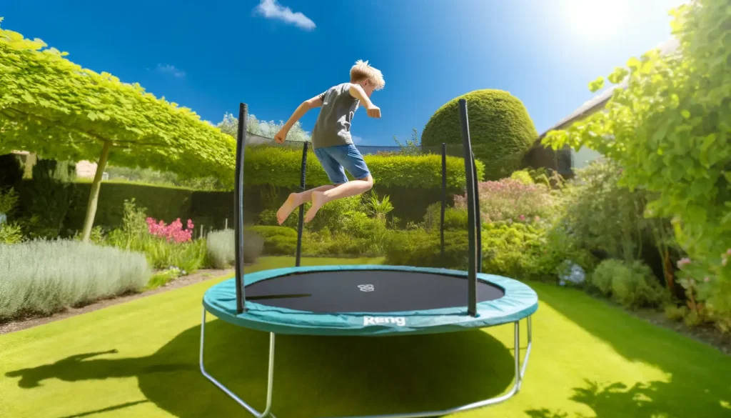 sundhedsmæssige fordele ved at springe på en Berg trampolin i haven